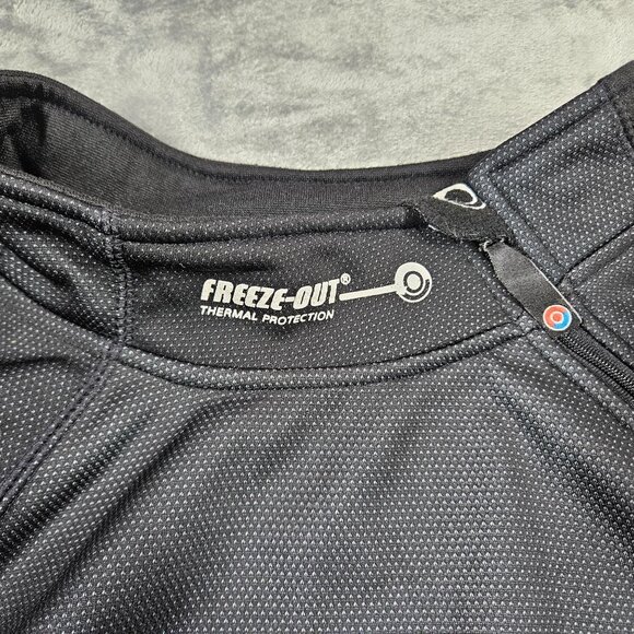 Freeze Out Shirt Mens 3XL Black Thermal Protection Motorcycle Fitted Base Layer - Picture 3 of 12